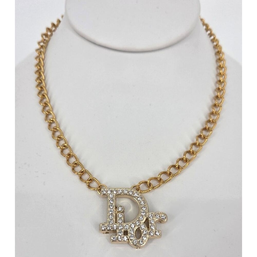 Idlewild Jewelry Co Couture Authentic Dior Vintage Aussie Button Necklace NEW